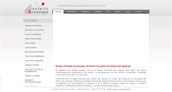 Desktop Screenshot of conseils-acoustique.com